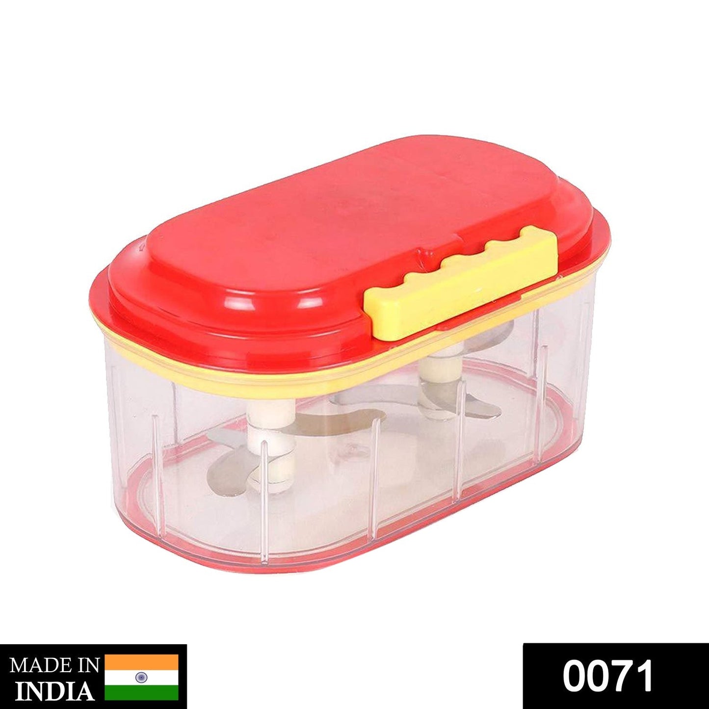 0071 Plastic Vegetable Chopper  (1000 ml) Your Brand