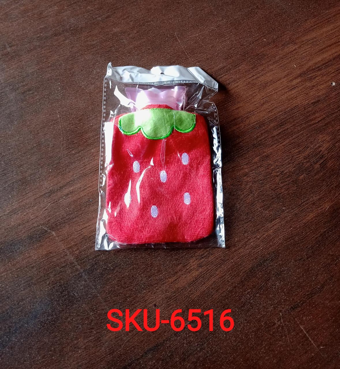 Strawberry Design Relief: Mini Hot Water Bag for Neck & Shoulders