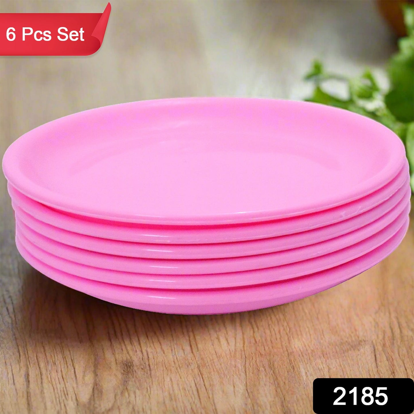 2185 Round Shaped Mini Soup Plates / Dishes - 6 pcs