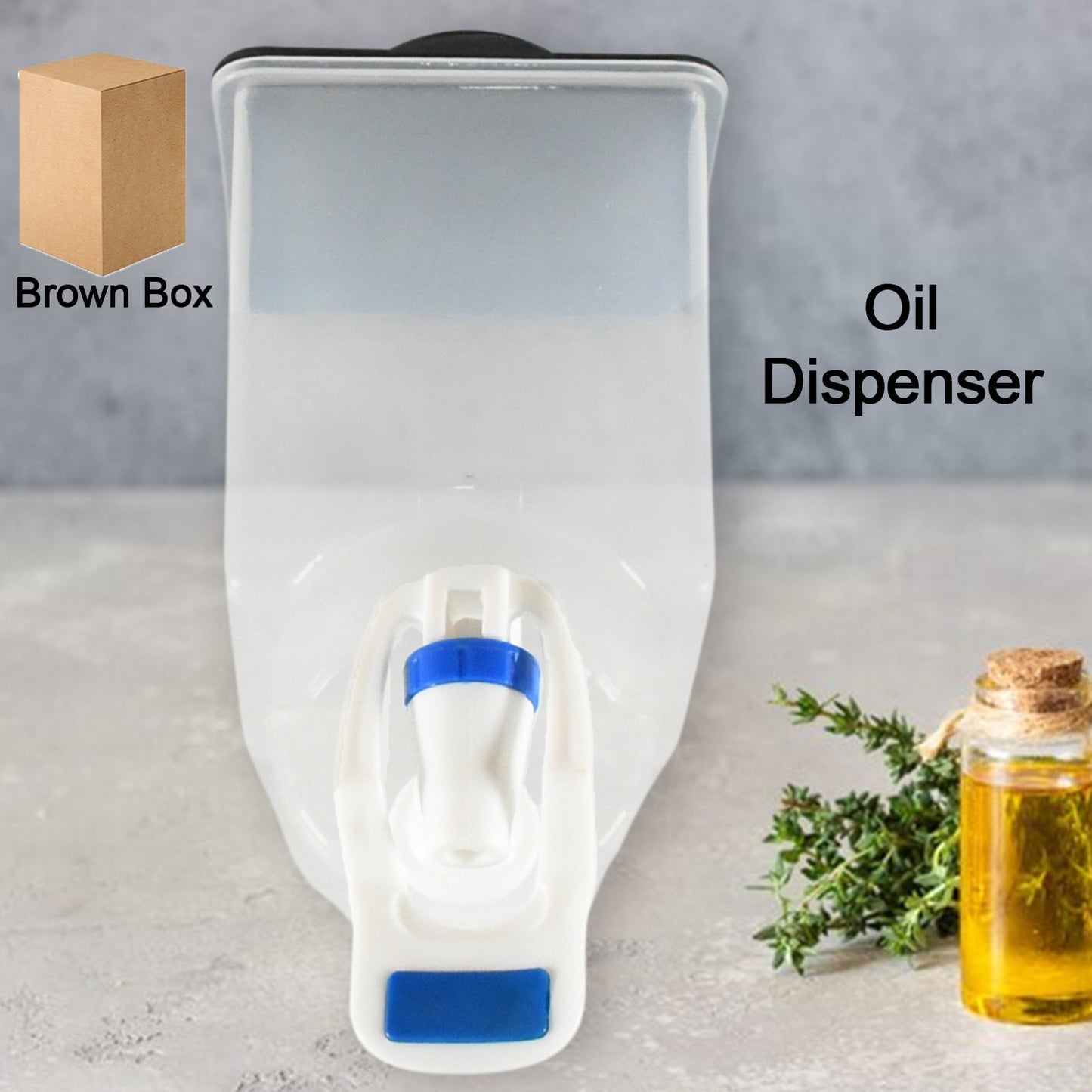 2972 Wall Mounted Oil Dispenser Bottle (1100ml Approx)