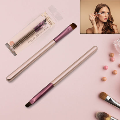 Travel Portable Mini Eye Makeup Brush, Apply Eyeshadow Eyeliner Eyebrow Brush Makeup Tools for eyeliner girl (2 Pc Set)