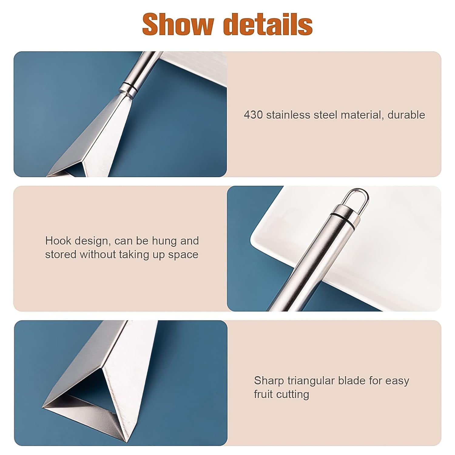 Stainless Steel Decorative Fruit Carving Tool