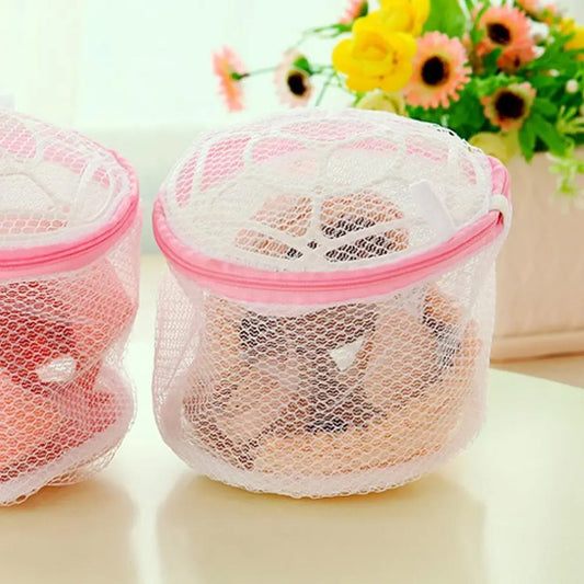 Small Round Laundry Bag (1 Pc): Ideal for Socks & Underwear