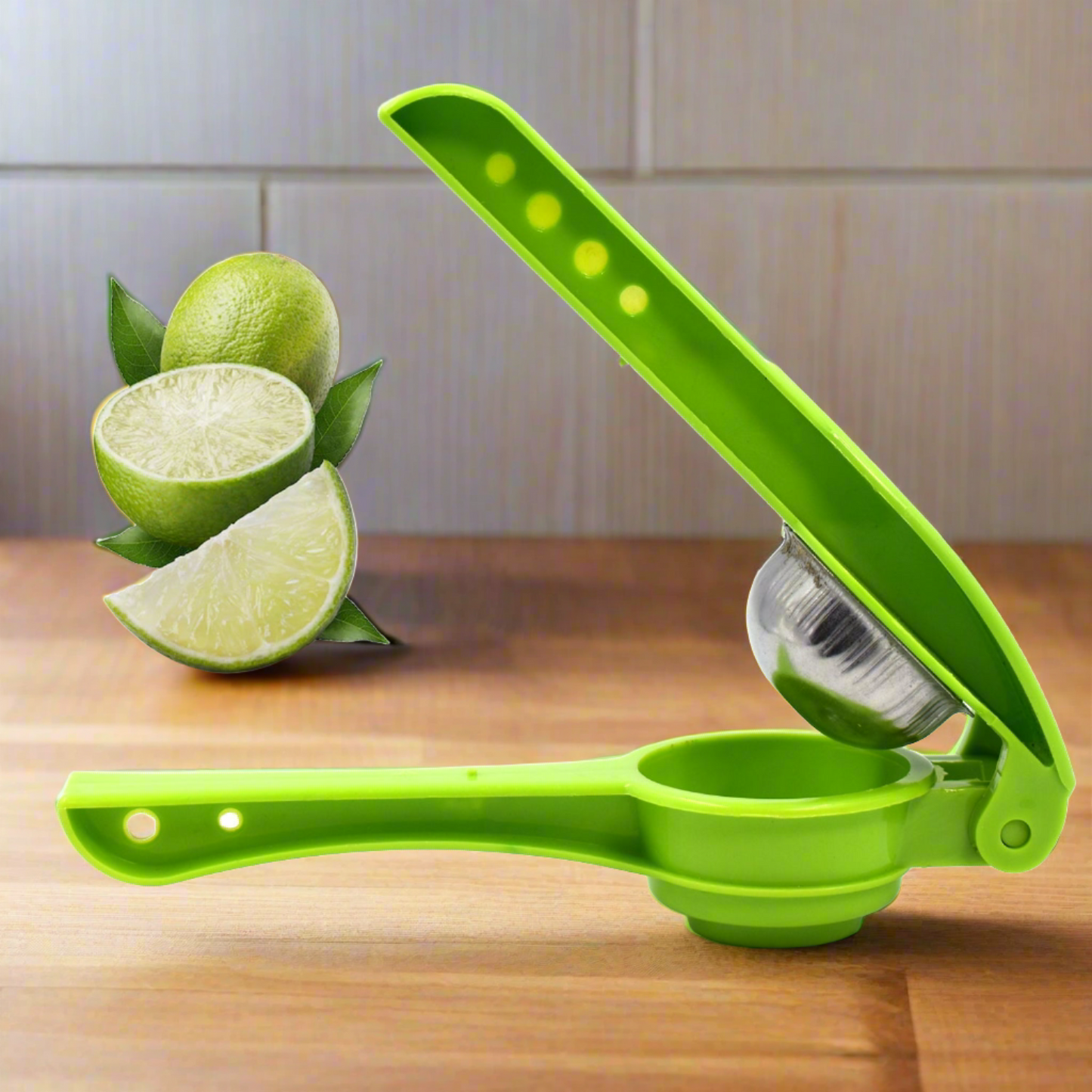 2856 Plastic Lemon Squeezer Cum Opener 2 in 1 Lemon Squeezer