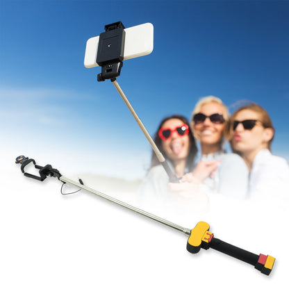 Selfie Sticks Box with Aux Wire for All Smart Phones, Extendable Self Portrait Selfie Stick (1 Pc )