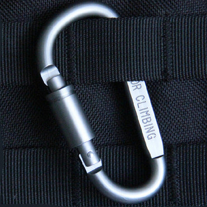 0440 Camping Equipment Aluminum Carabiner Hunting Survival Kit Lock Mountain Travel Accessories ( 1 pc )