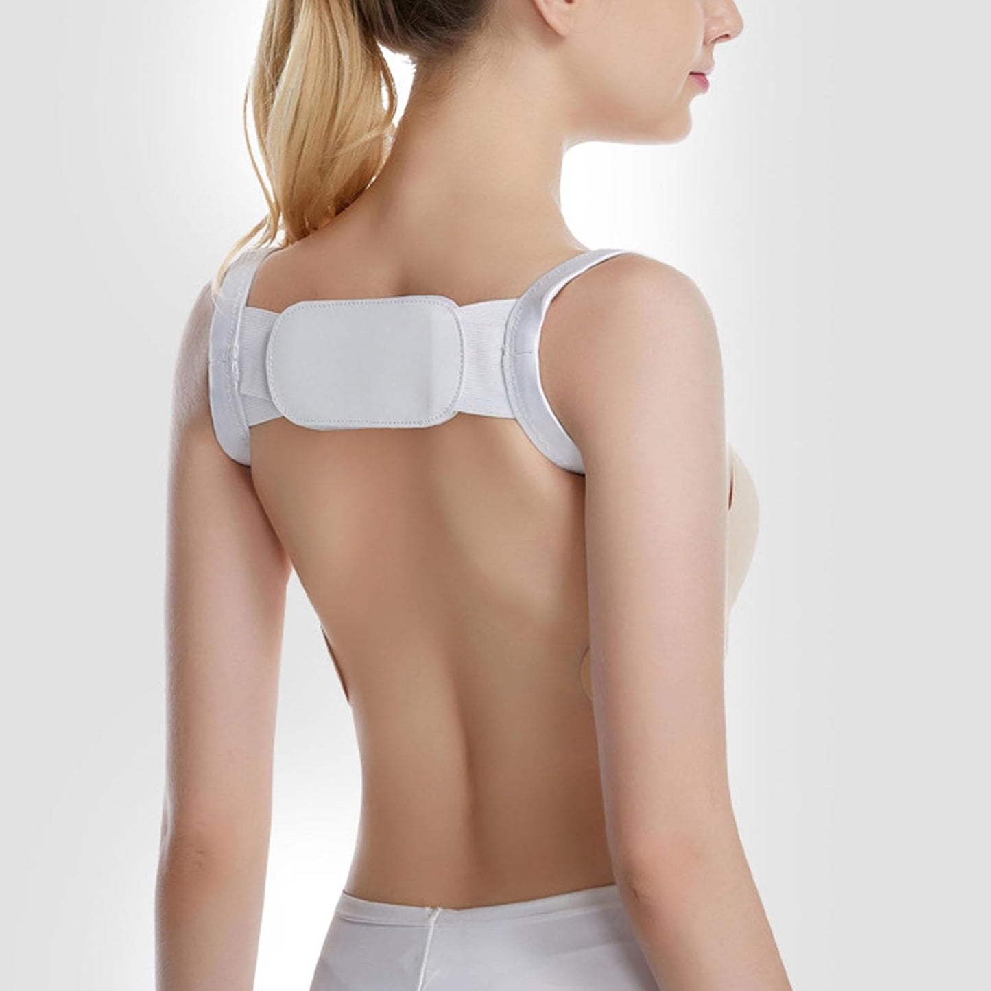 6628 Back and Shoulder Posture Corrector for Adult and Child Corset, Back Support Band, Corrective Orthosis, Posture Correction Health Back Brace Shoulder Support Back Support Belt