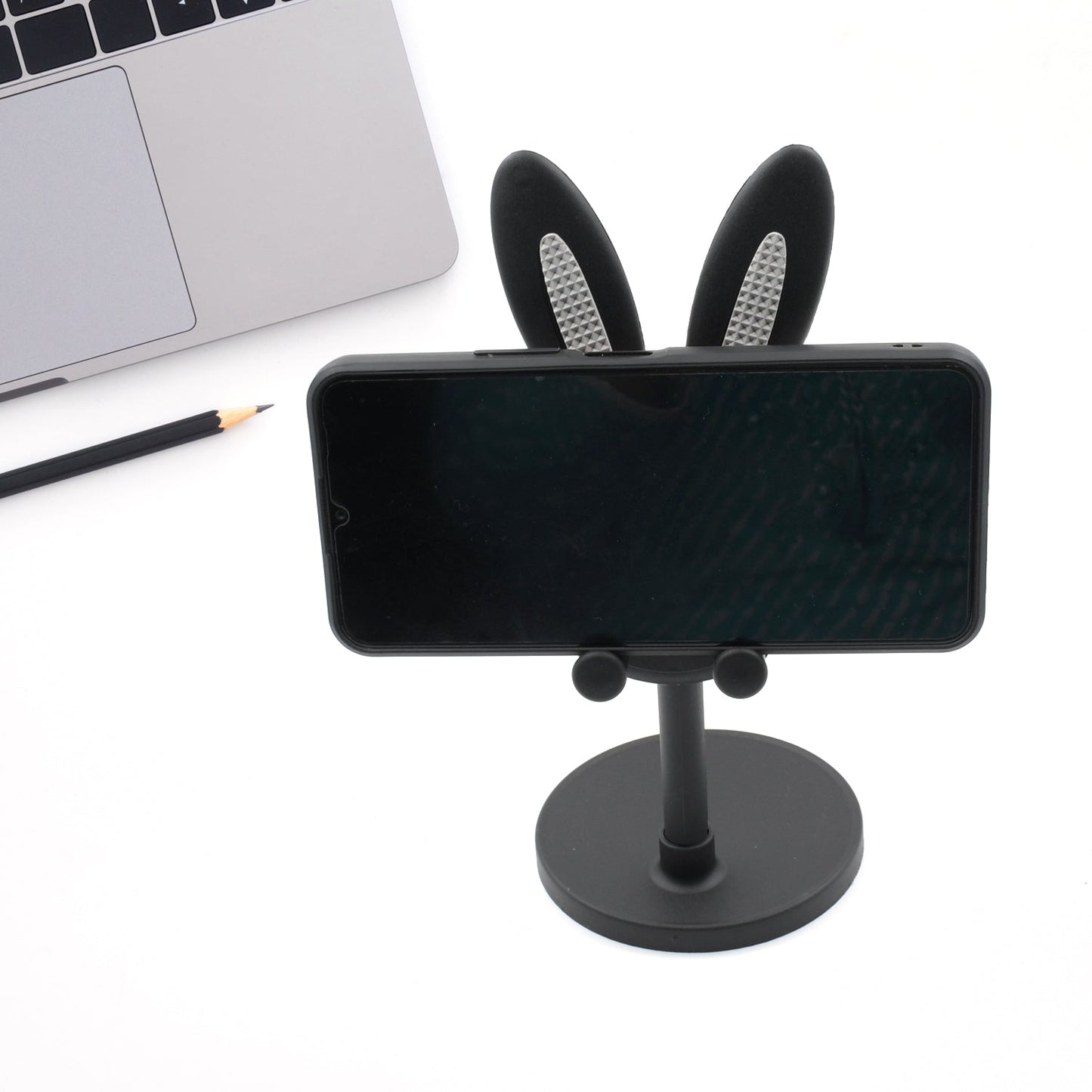 Cute Bunny Phone Stand, Angle Height Adjustable Phone Stand for Desk, Kawaii Phone Holder Desk Accessories, Easter Bunny Gifts Favor for Girl & Boys Accessories for Phone, Tablet, Easter Gifts Favors