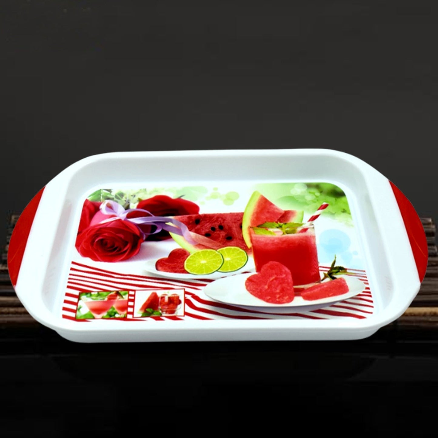 3775 Big Plastic Tray for Kitchen and General Purpose 