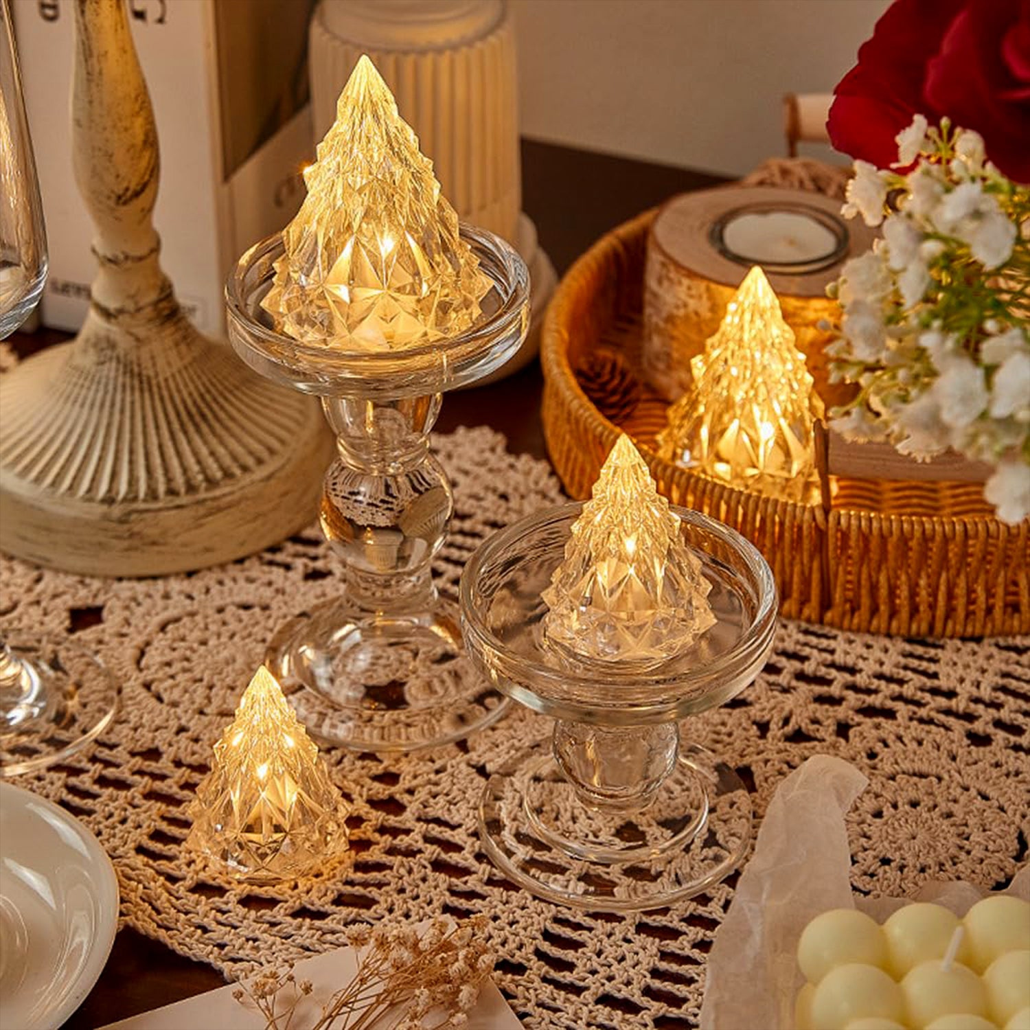 Iceberg / Pyramid Candlelight Tea Light 