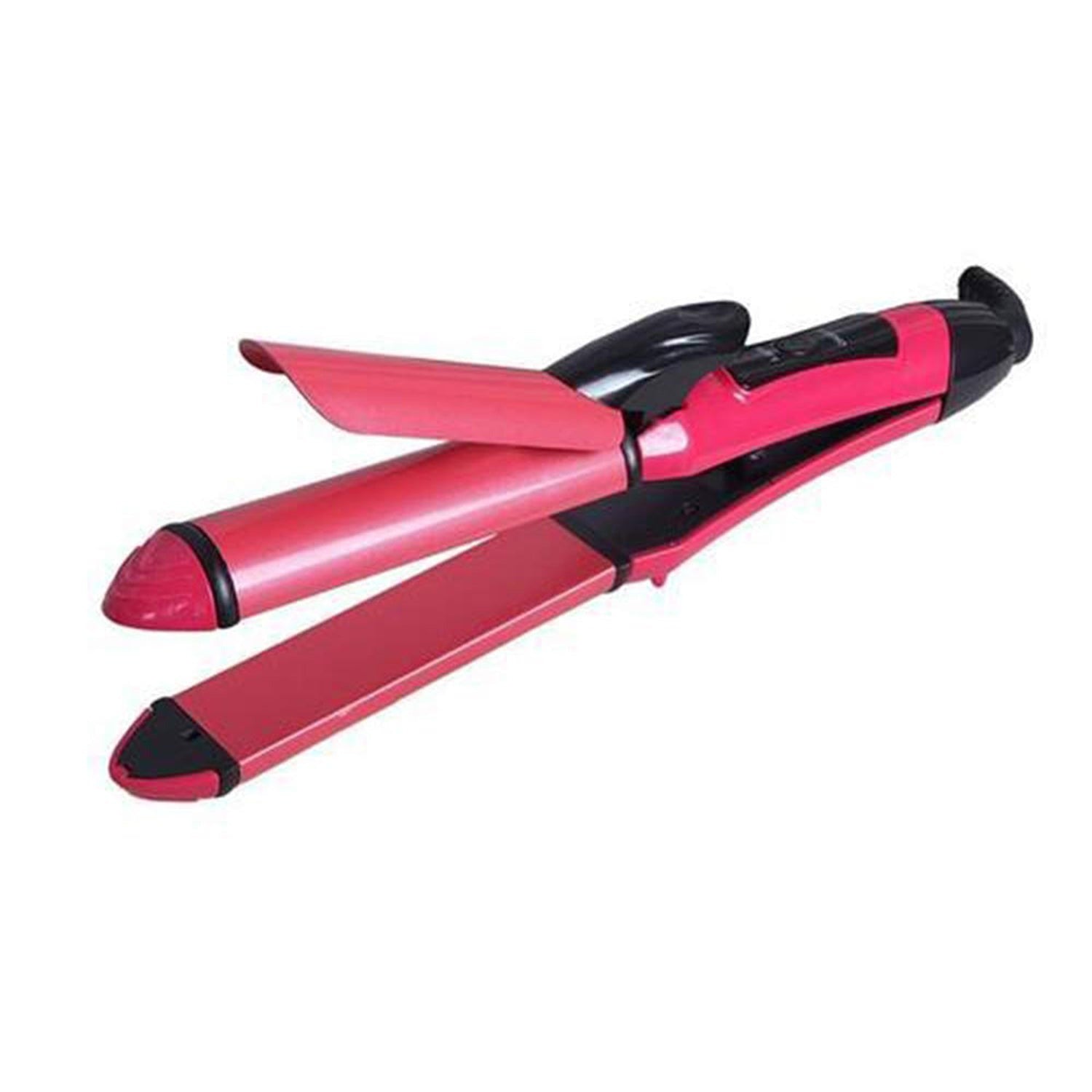 385 2 in 1 Hair Straightener and Curler Machine For Women | Curl & Straight Hair Iron 