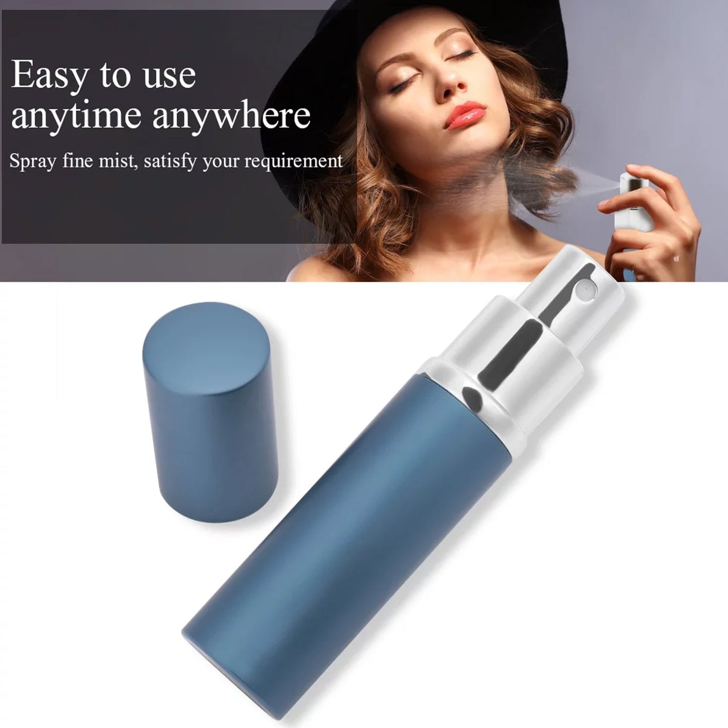 1424 Empty Spray Bottle Refillable Fine Mist Perfume For Sanitizer Travel Beauty Makeup Perfume filler (1 Pc)