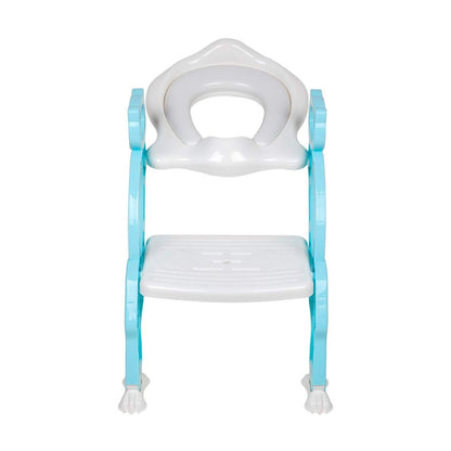 8492 2 In 1 Potty Training Toilet Seat with Step Stool Ladder for Boy and Girl Baby Toddler Kid Children’s Toilet Training Seat Chair with Soft Padded Seat and Sturdy Non-Slip Wide Step, Make Potty Easier For Your Kids (Multi-Color)