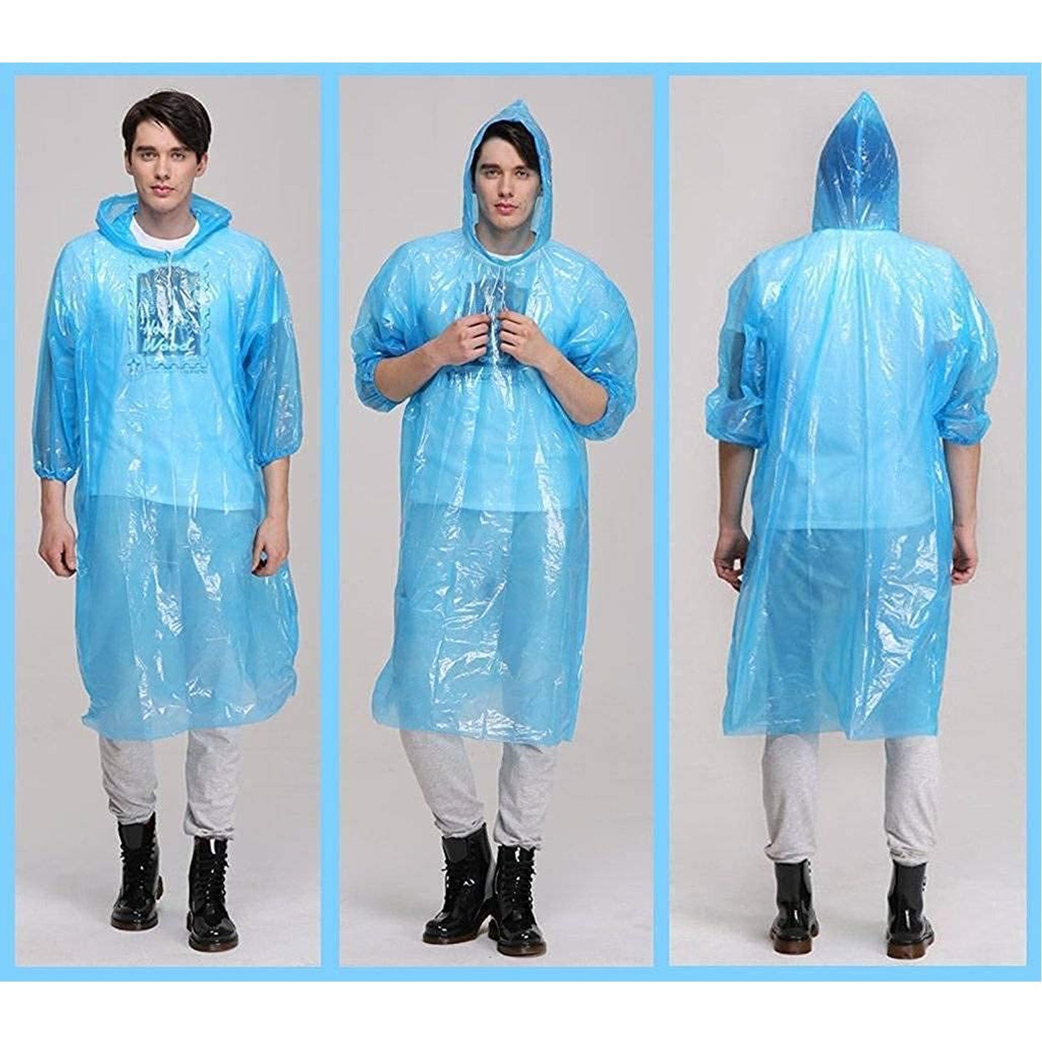 1425A Easy to Carry Emergency Waterproof Rain coat pouch 