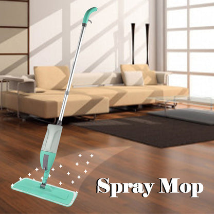 0802 Cleaning 360 Degree Healthy Spray Mop with Removable Washable Cleaning Pad 