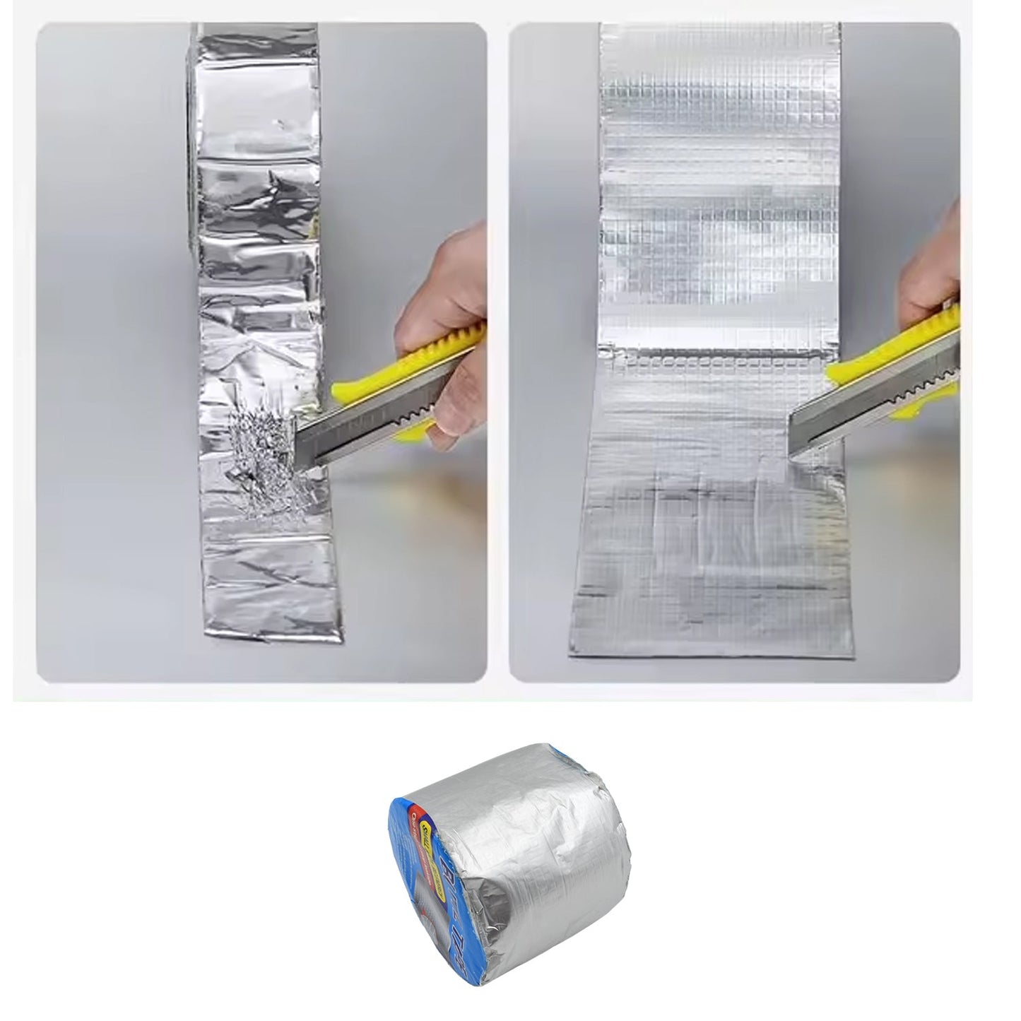 Self-Adhesive Insulation Resistant High Temperature Heat Reflective Aluminum Foil Duct Tape Roll (1 Pc, 1802 Gm)