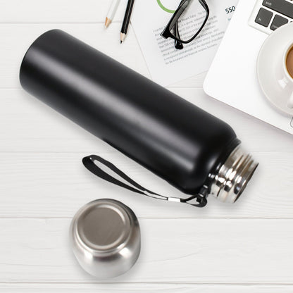 Stainless Steel Water Bottle, Fridge Water Bottle, Stainless Steel Water Bottle Leak Proof, Rust Proof, Cold & Hot Thermos steel Bottle| Leak Proof | Office Bottle | Gym | Home | Kitchen | Hiking | Trekking | Travel Bottle (1000ML/800ML/Approx 600ML)