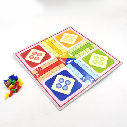 Family Board Game with Two Modes | Two Side Different Ladder, Ludo  Games for Children and Families | 2 to 4 Players - Age 3 Years and Above (2 in 1)