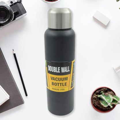 304 Stainless Steel Vacuum Flask Water Bottle, Double Wall, Fridge Water Bottle, Leak Proof, Rust Proof, Hot & Cold Drinks, Gym BPA Free Camping for Sports, Outdoors Travel Home, For office / Gym /School (1500 ML)