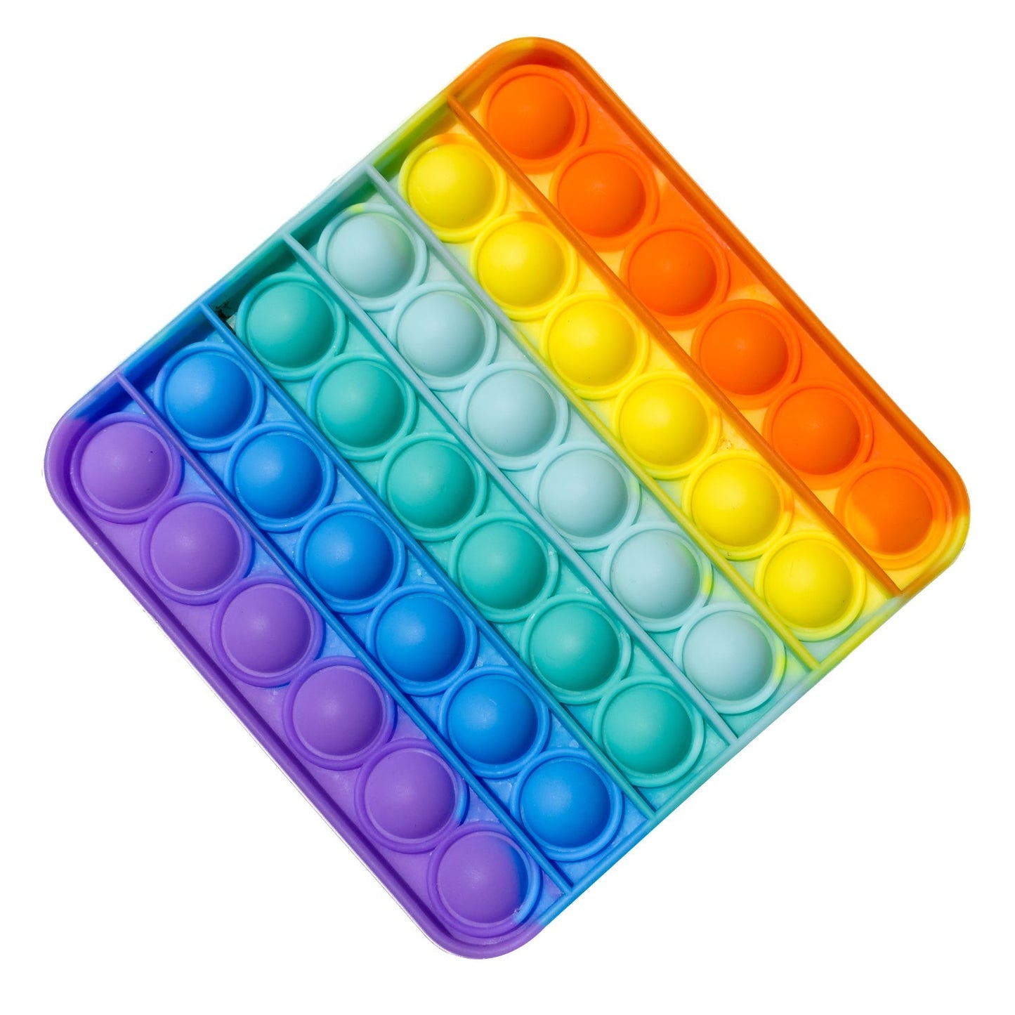 4478 Square Popit Toy Special Needs Silicone Stress Relief Toy For Kids & Adult All Use  Toy 