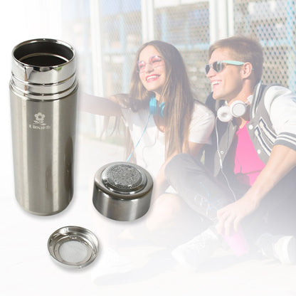 Vacuum Insulation Cup with Lid, Stainless Steel, Hot & Cold Water Bottle Coffee, Double Walled Carry Flask for Travel, Home, Office (1 Pc)