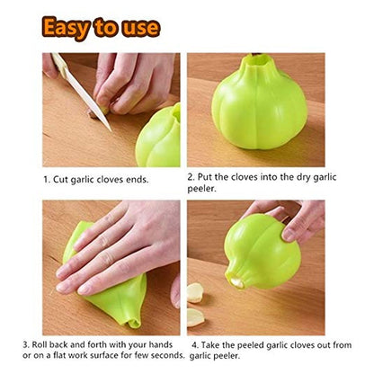 Silicone Ginger Garlic Manual Peeler