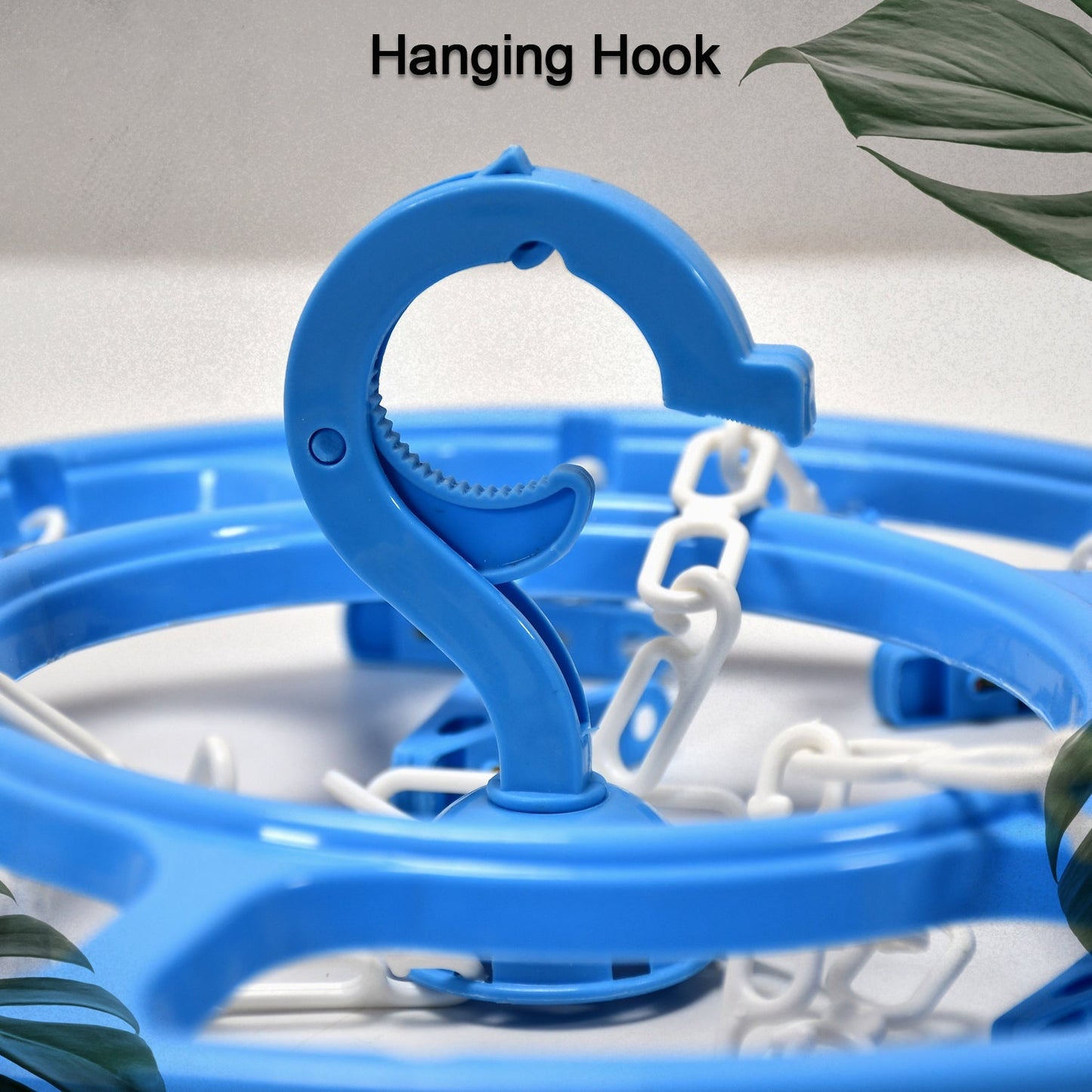 7284 Plastic Round Cloth Drying Hanging Hanger DoeDap