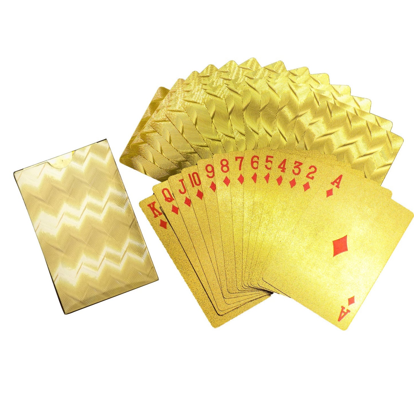 Gold Plated Poker Playing Cards (Golden)