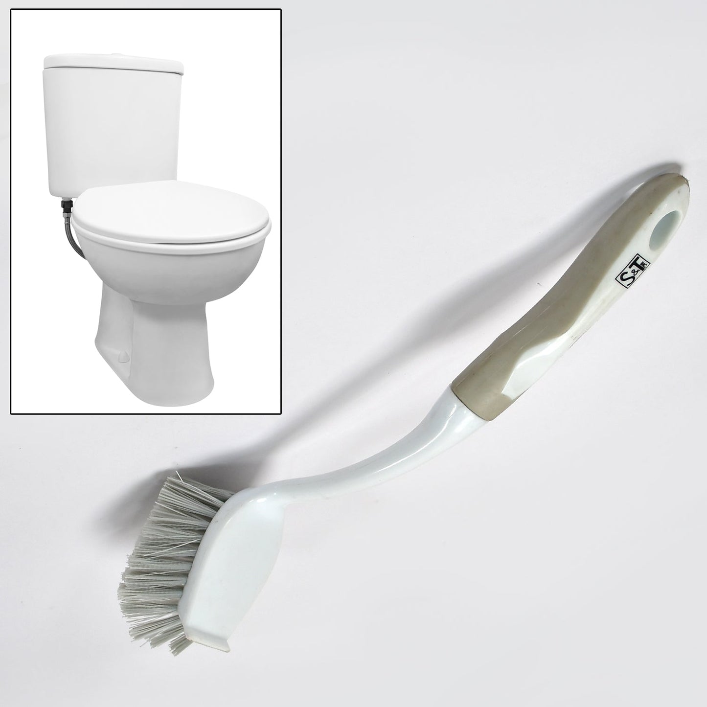 6693 Flexible Bristles Use for Multipurpose Cleaning Sink, Washbasin, Toilets. Bathroom, Kitchen 