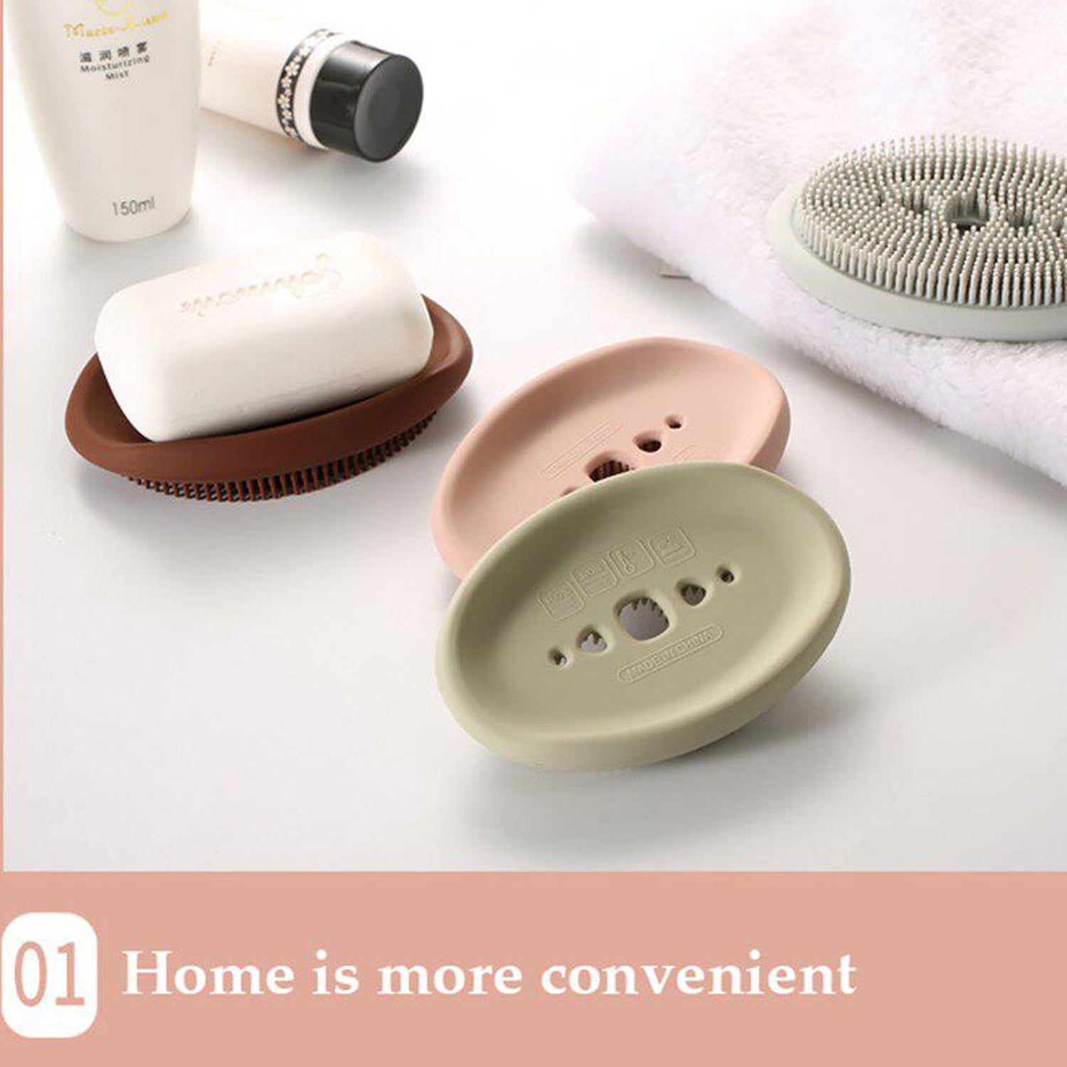 6137 2 in 1 Silicone Cleaning Brush used in all kinds of bathroom purposes for cleaning and washing floors, corners, surfaces and many more things. 