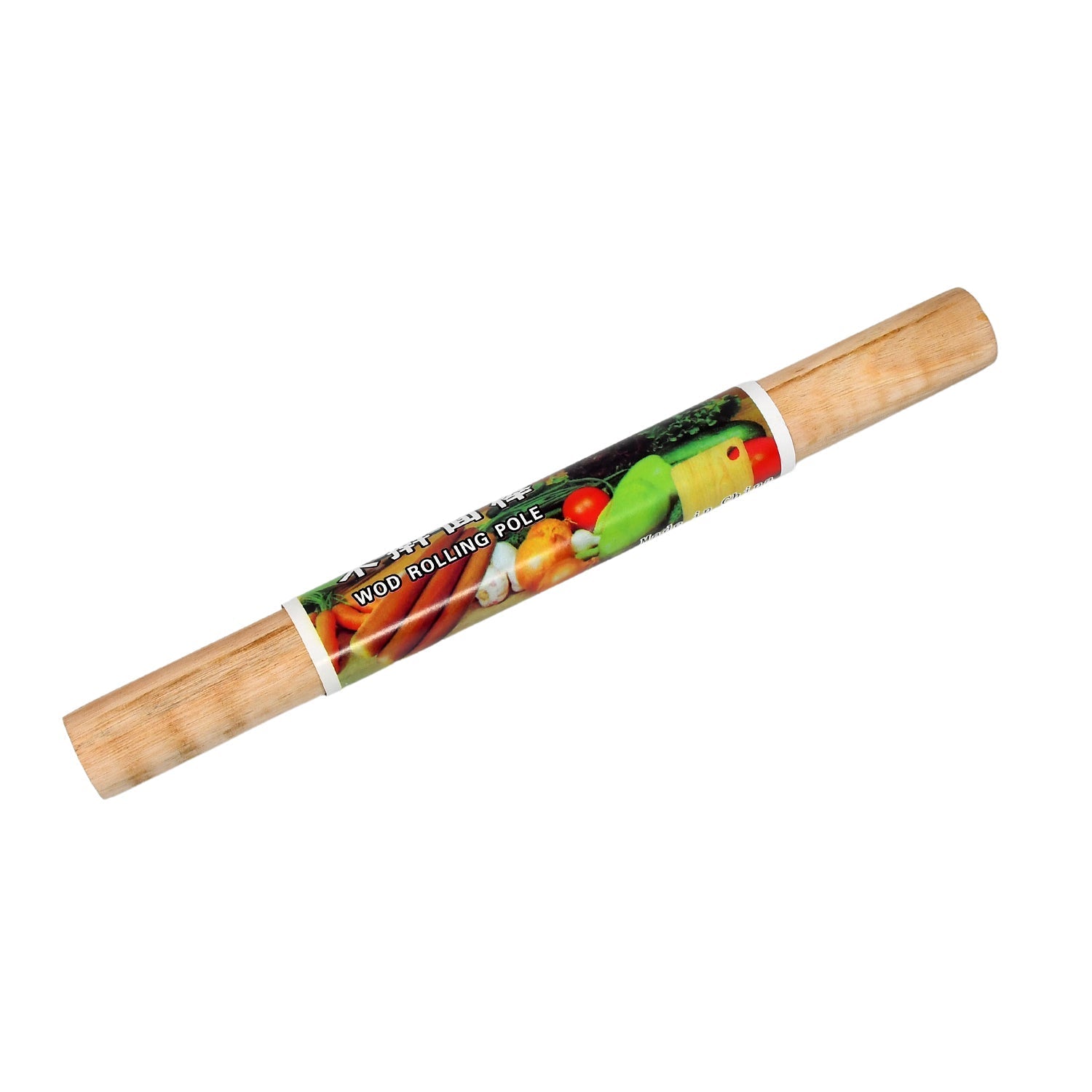 7155 Wooden Pin for Baking | Wooden Belan for Chapati/ Roti / Paratha / Puri / Papad | Wooden Rolling Pin Roller Thick Size | Chapati roller | Wooden chapathi rolling pin | Wooden Belan for kitchen 