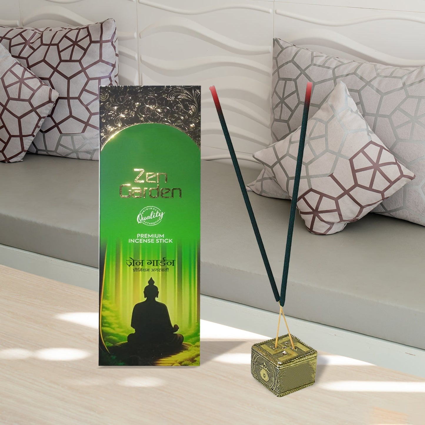 Zen Garden Premium Incense Sticks / Agarbatti (90 Gm / Stand not included)