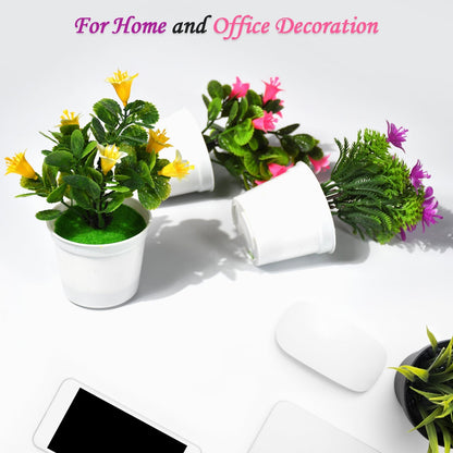 Flower Pot Artificial Decoration Plant | Natural Look & Plastic Material For Home , Hotels , Office & Multiuse Pot