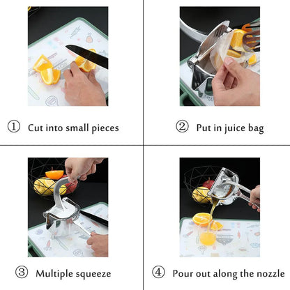 MANUAL ALUMINIUM METAL FRUIT PRESS JUICER