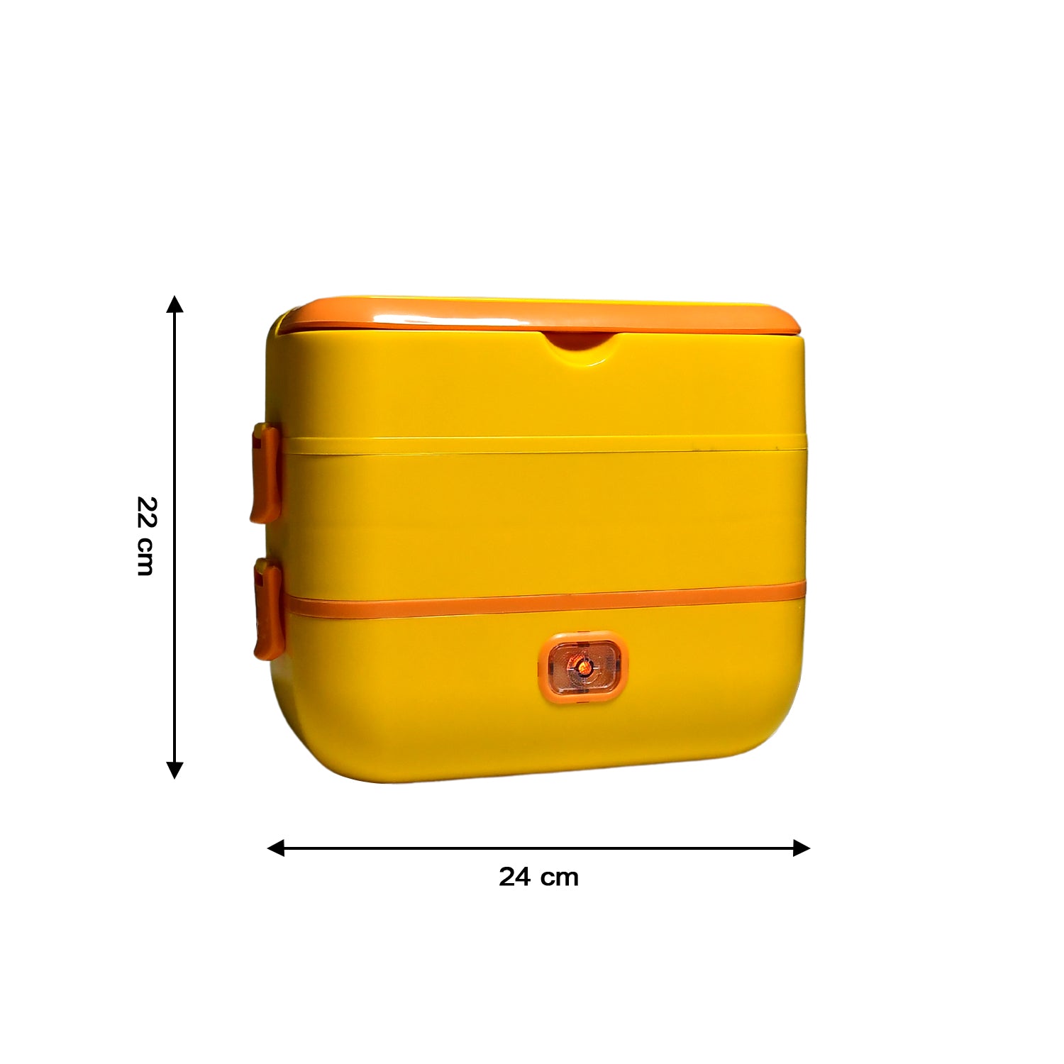 2944 2Layer Electric Lunch Box for Office, Portable Lunch Warmer with Removable 4 Stainless Steel Container. 