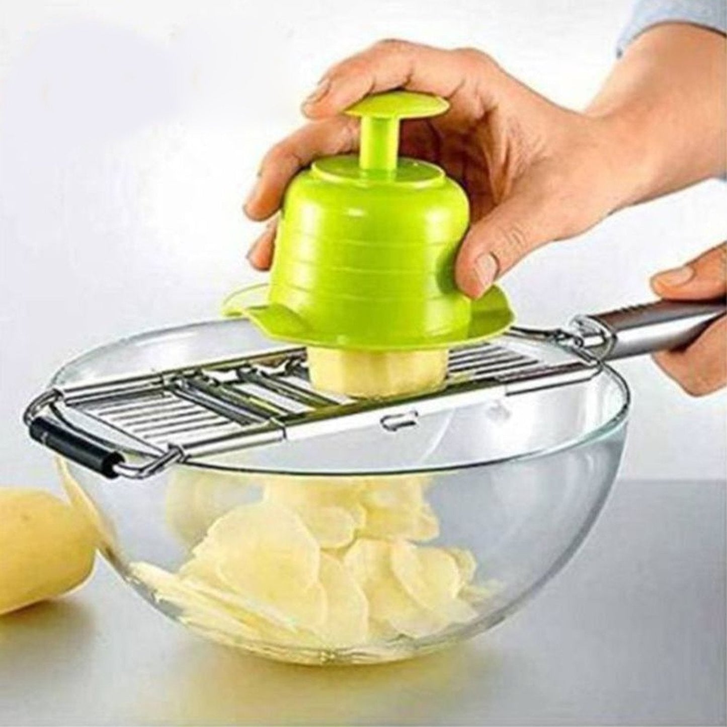 2598 Multipurpose 3 in1 Stainless Steel Grater and Slicer 