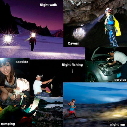 HEAD LAMP 13 LED LONG RANGE RECHARGEABLE HEADLAMP ADJUSTMENT LAMP USE FOR FARMERS, FISHING, CAMPING, HIKING, TREKKING, CYCLING