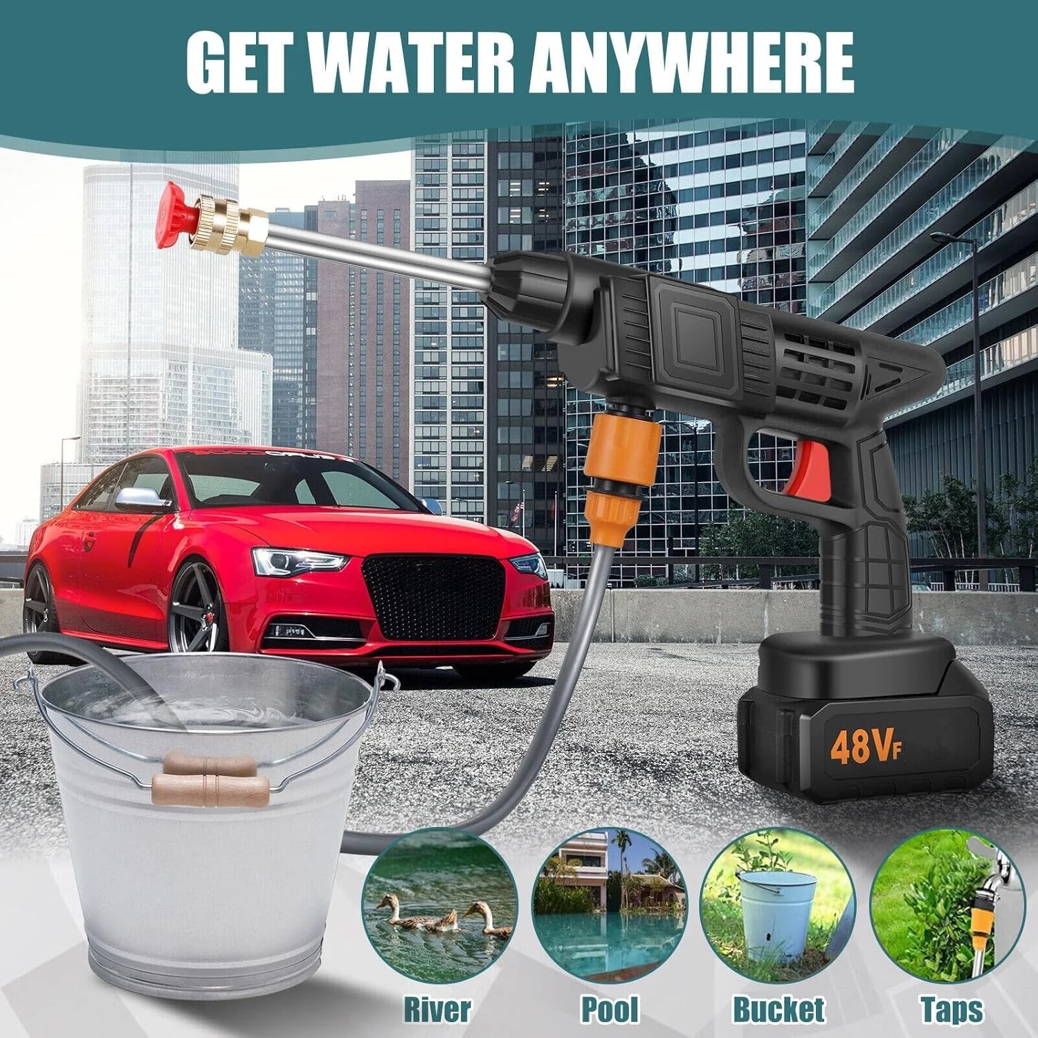 48V Car Washer Gun