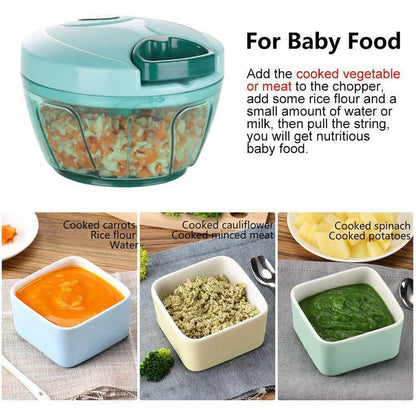 Effortless Chopping: Manual Food Chopper (Compact & Powerful)