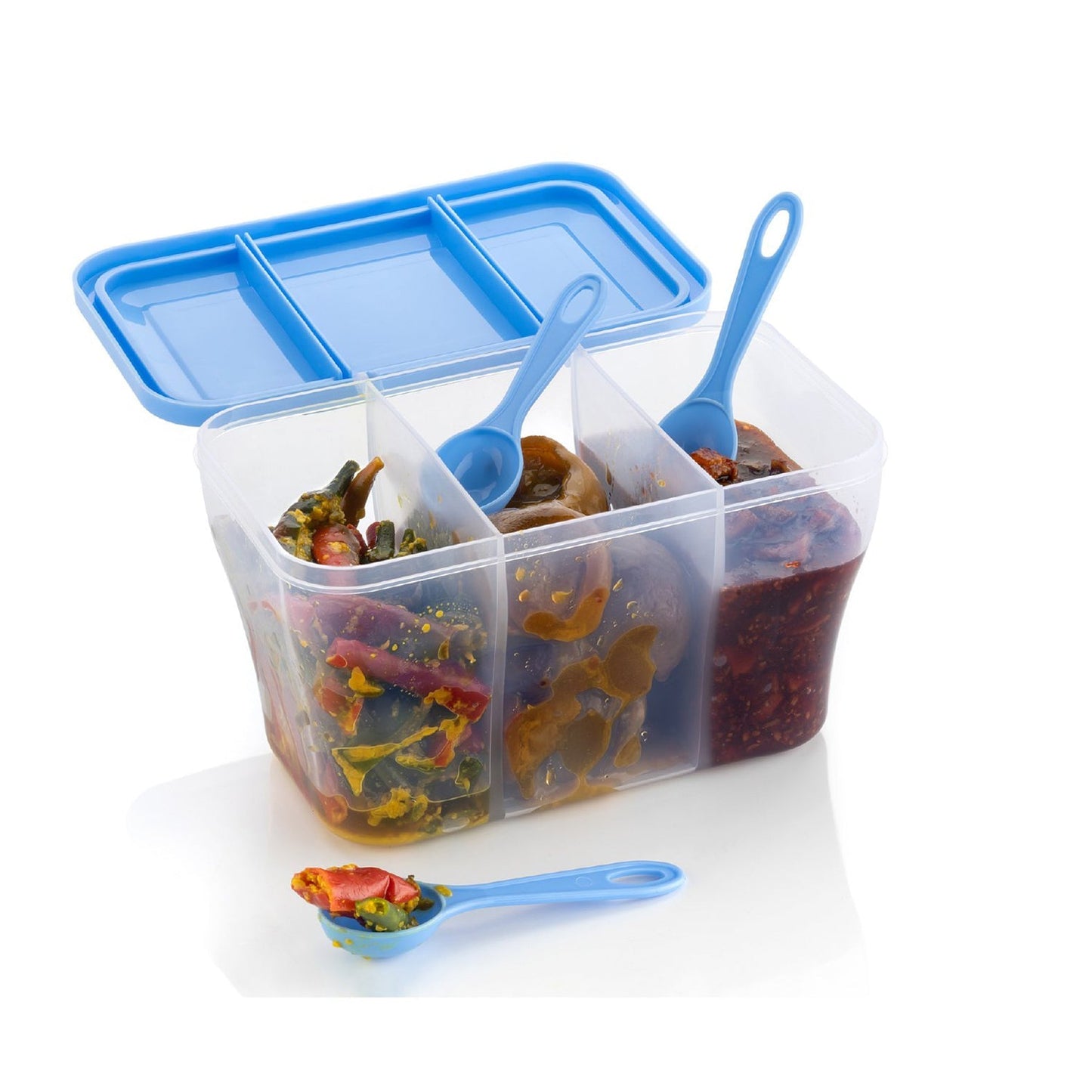 2625 Plastic Square Storage Organiser Container (750ML Capacity) 