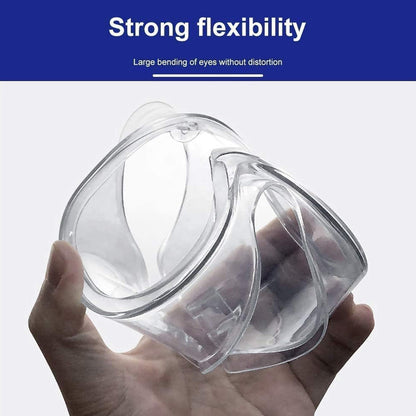 0509 Safety Goggles, Technic Safety Goggles Protection for Classroom Home & Workplace Prevent The Impact of Dust Droplets Gas Protection Glass 