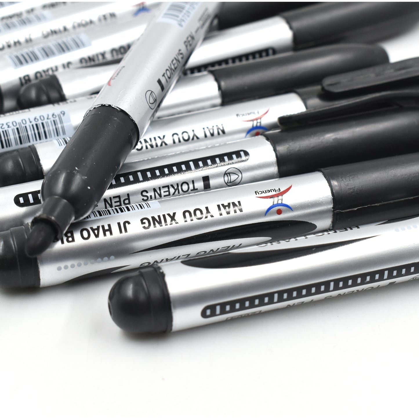 9018 10 Pc Black Marker used in all kinds of school, college and official places for studies and teaching among the students. 