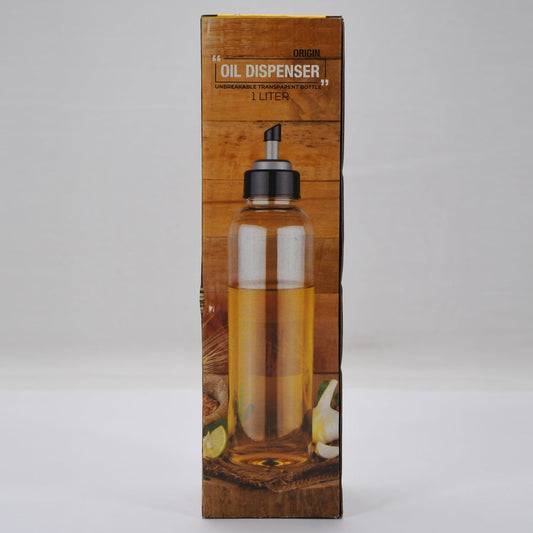 2346 Oil Dispenser Transparent Plastic Oil Bottle |  1 Liter 