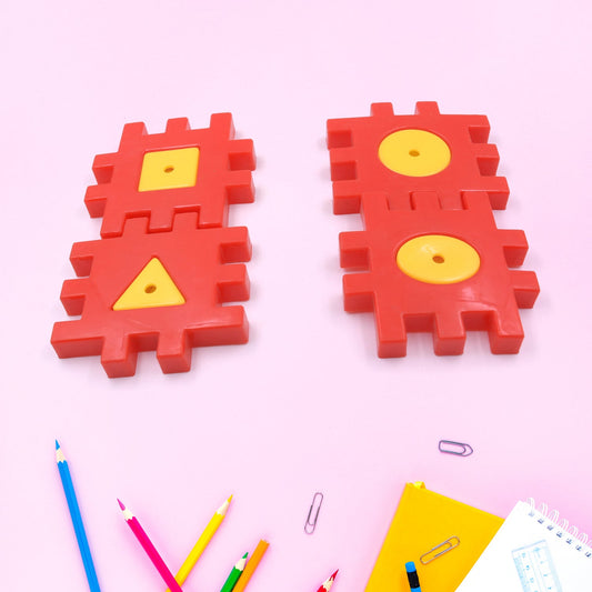 Colorful Digital Building Blocks Set - Educational Toys for Kids Aged 3-12, 4 Pc Set for Boys & Girls