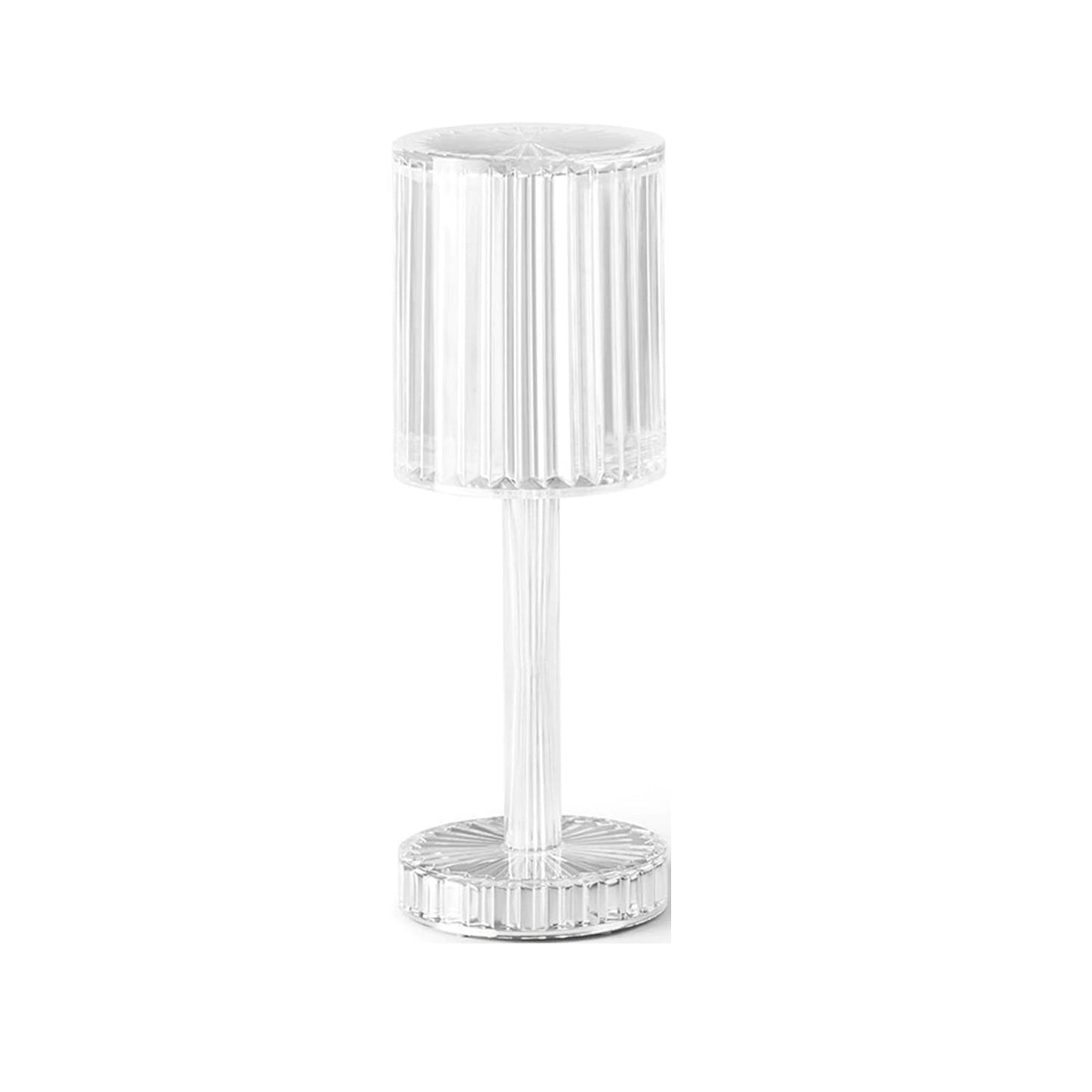 6605 Crystal Table Lamp , Touch Control Atmosphere Nightstand Lamp With USB Charging Line 