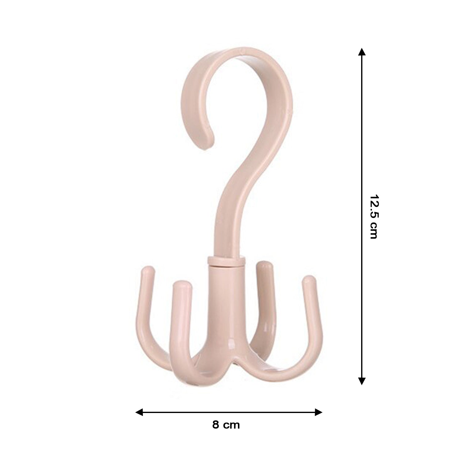 1744 360 D Rot 4 Claws Hook used in hanging and supporting various types of stuffs and items etc. 