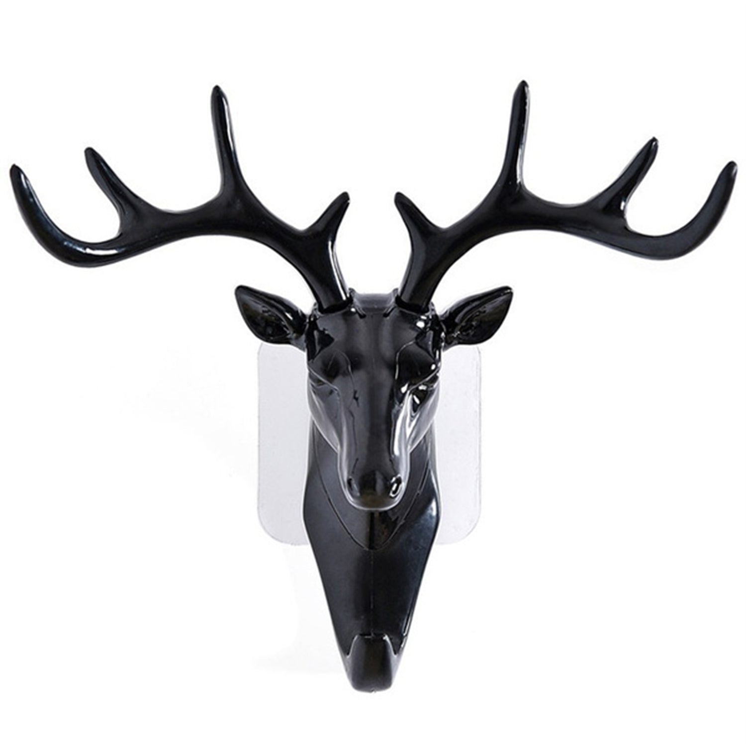 1743 Deer Head Self Adhesive Wall Door Hook Hanger 