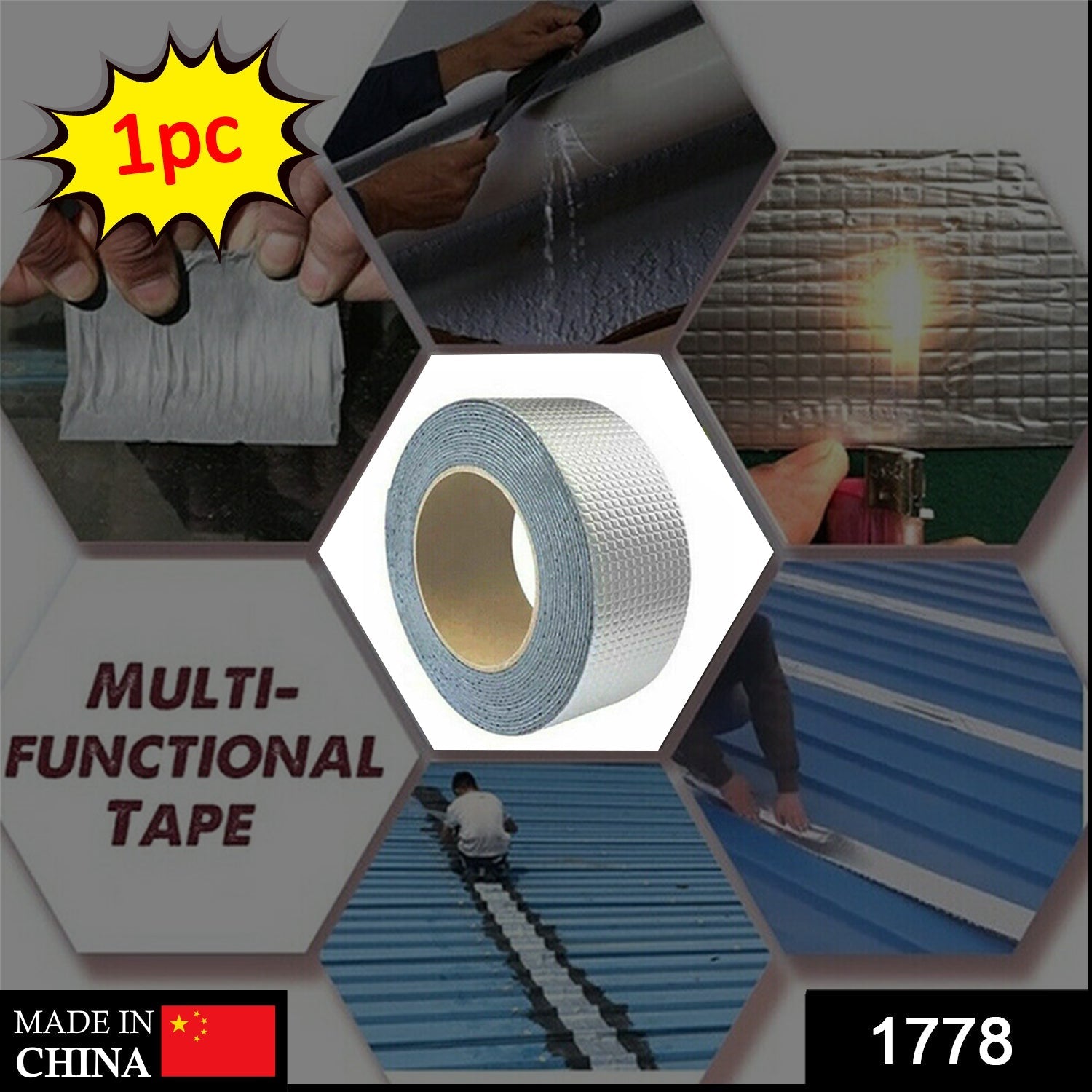 1778 Aluminium Self Adhesive Foil Tape 