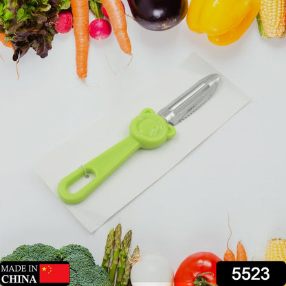 Multi-Purpose Stainless Steel Peeler With Handle For Vegetables,  2 in 1 Potato Peeler and Cutter, Stainless Steel Potato Peeler, grated Carrot, grated, Suitable for Peeling and shredding Fruit and Vegetables Kitchen Accessories (1 Pc)