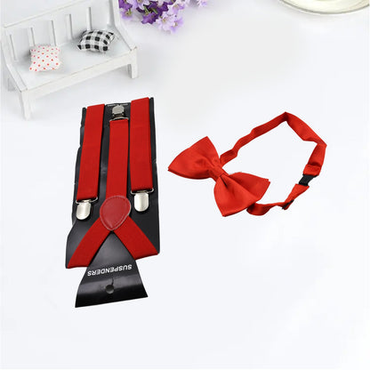 Fashion Accessories Suspenders for Men: Button Pant Braces Clothes Accessory with Elastic, Y Back Design - Regular and Tall Sizes Mix color (1pc)